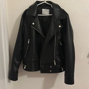 Girls faux leather jacket